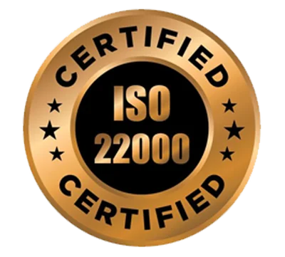 ISO 22000 Certified Logo