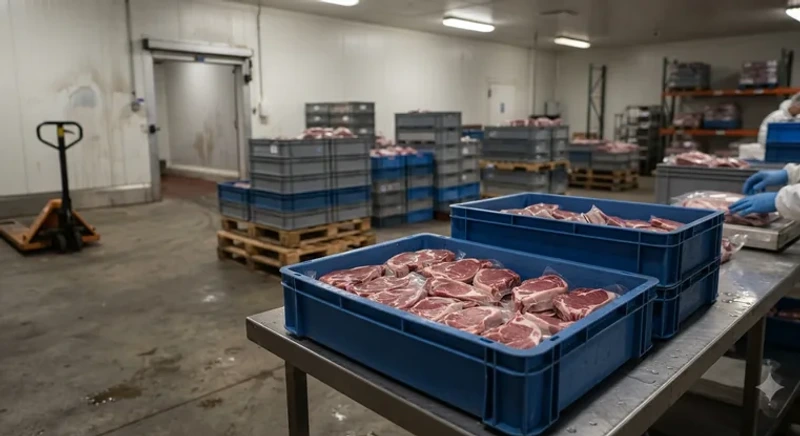 Custom Bulk Meat Supply Crates